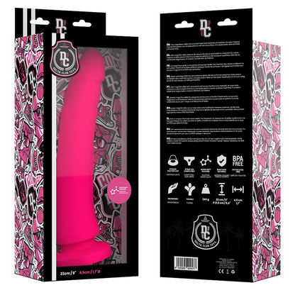 DELTA CLUB - ZABAWKI RÓŻOWY DILDO MEDYCZNE SILIKONOWE 23 CM -O- 4,5 CM