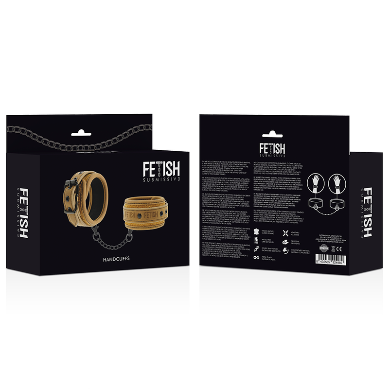 FETYSZ UMIESZNY ORIGEN - WEGAŃSKIE SKÓRZANE KAJDANKI Z PODSZEWKĄ Z NEOPRENU