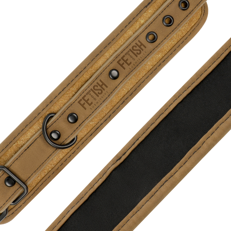 FETYSZ UMIESZANY ORIGEN - WEGAŃSKIE SKÓRZANE KANTARKI NA KOSTKI Z PODSZEWKĄ Z NEOPRENU