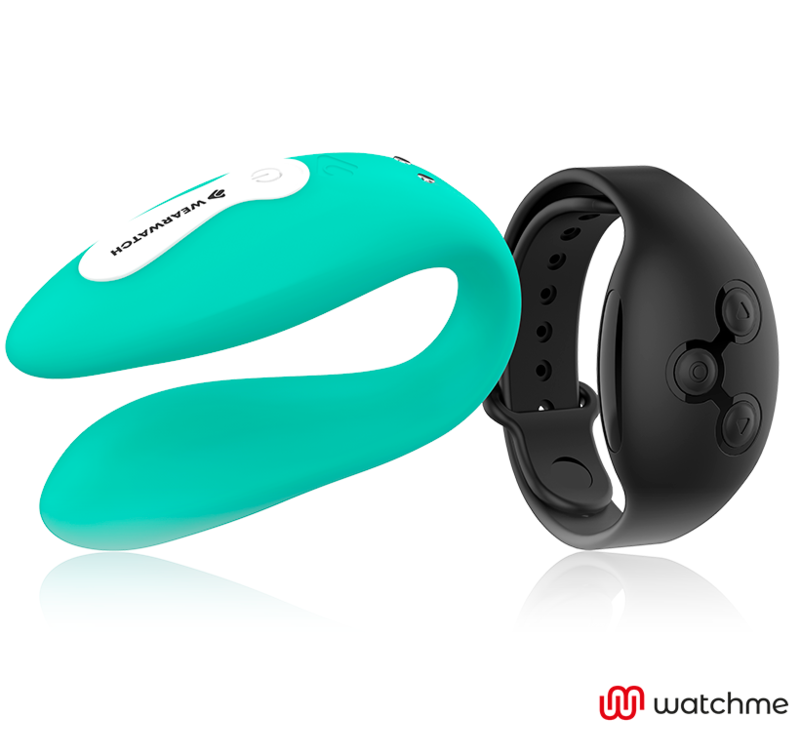 WEARWATCH - WIBRATOR Z PODWÓJNĄ TECHNOLOGIĄ WATCHME AQUAMARINE / JET