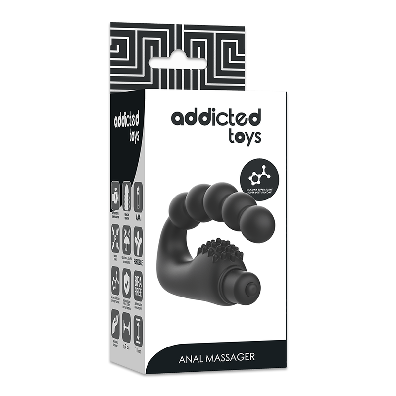 ADDICTED TOYS - MASAŻER ANALNY PROSTATY Z WIBRACJĄ