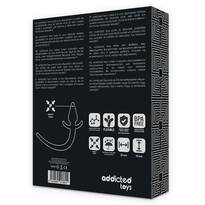 ADDICTED TOYS - KOREK ANALNY DLA SZCZENIĄT SILIKONOWY